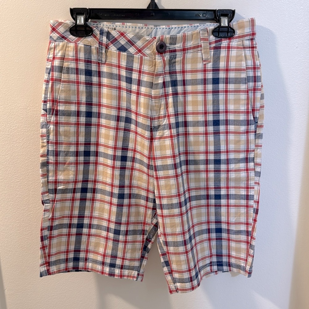 Volcom plaid shorts